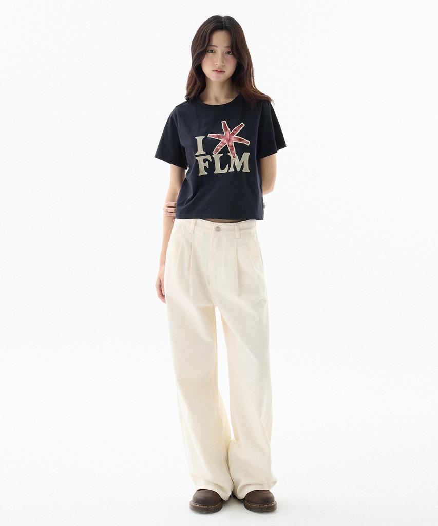 FILLUMINATE (W) Two-Tuck Wide Pants - Black