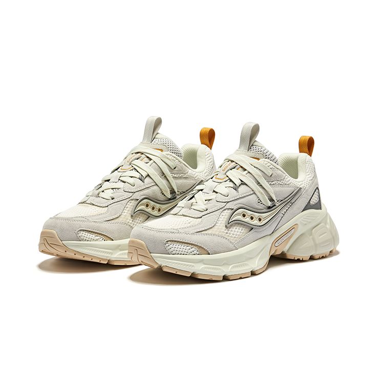Saucony 2K Cavalry Casual Retro Low-Top Running Shoes Unisex sneaker Gray Beige S79053-10