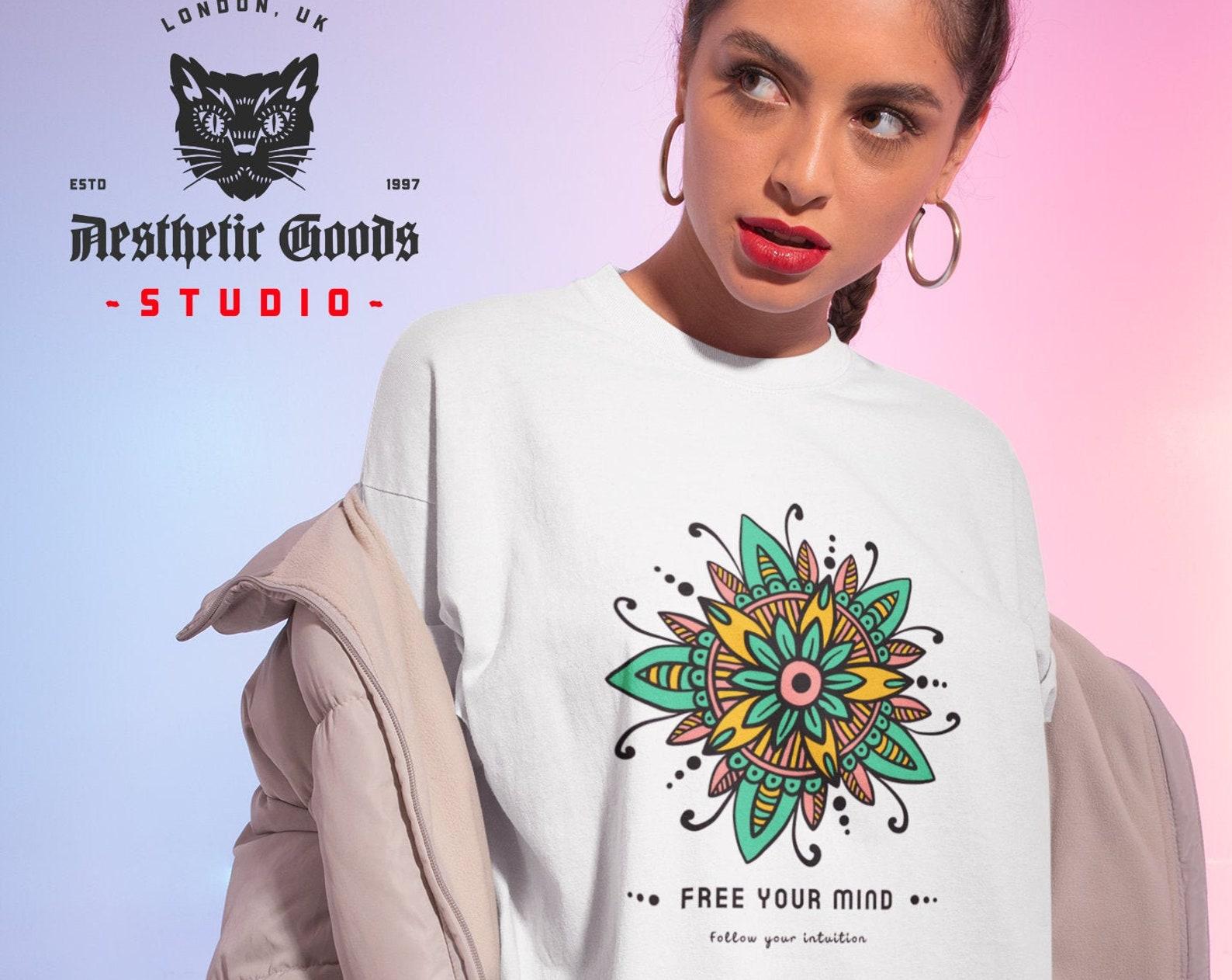 Mandala Design T-shirt: Zen Yoga Meditation, Free Your Mind 3XL