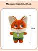 Cartoon Q Version Fox Nick Doll Judy Doll Crazy Animal Fox Plush Toy Birthday Gift For Girlfriends