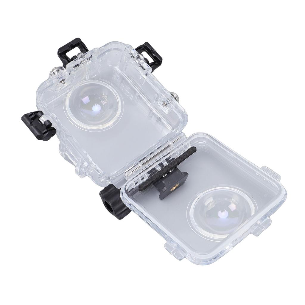 Custodia Impermeabile per Immersioni Adatta per Action Cam MAX2 Cover Guscio Subacqueo con Inserti Antiappannamento per 50M