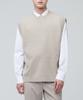 MUSINSA STANDARD Lambswool Crew Neck Knit Vest [Mushroom]