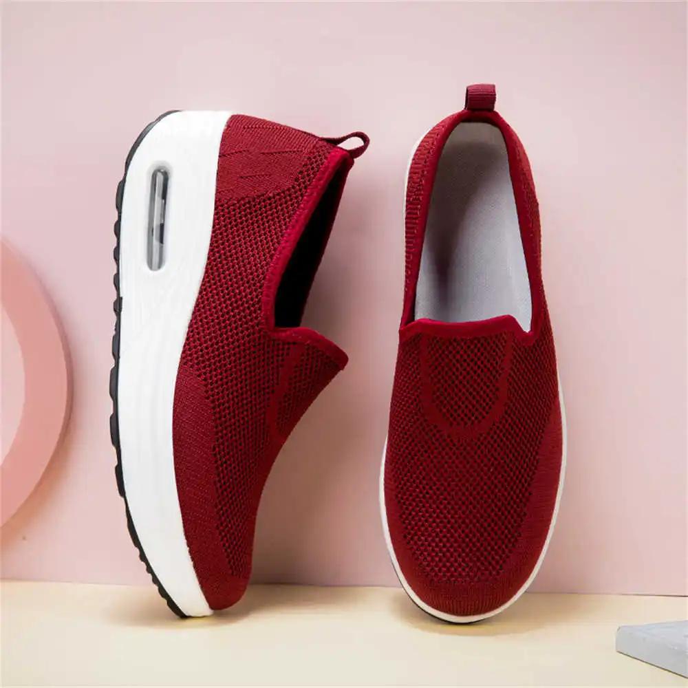 Fashion Knitted Weight Loss Black Pink Sneakers Tennis Women's Tens Blue Woman Shoes Sport Baskette Tines Sapatilla Runing