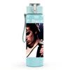 1PC Male Singer Portrait 750ml Sports Water Bottle Leakproof Straw Lid Outdoor Office Home