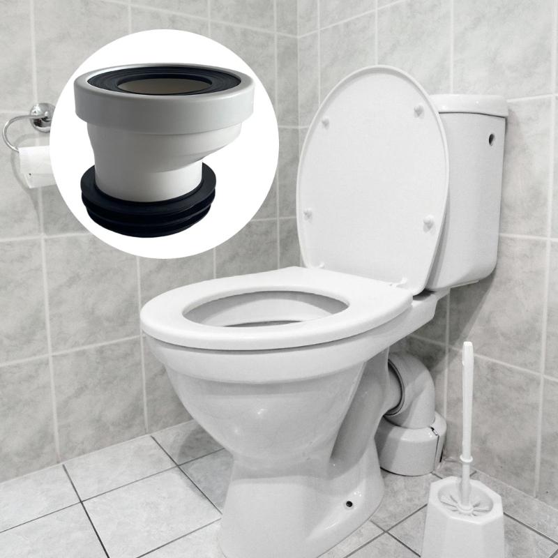 Bathroom Toilet Pipe Connectors Flush Offset Toilet Flange Fitting Change Place Connectors for Tub Waste Drain System