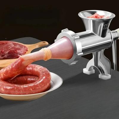 Stainless Steel Manual Meat Grinder Noodle Sausage Making Machine Food Processor Home Kitchen Cooking Tools Kitchen Gadgets