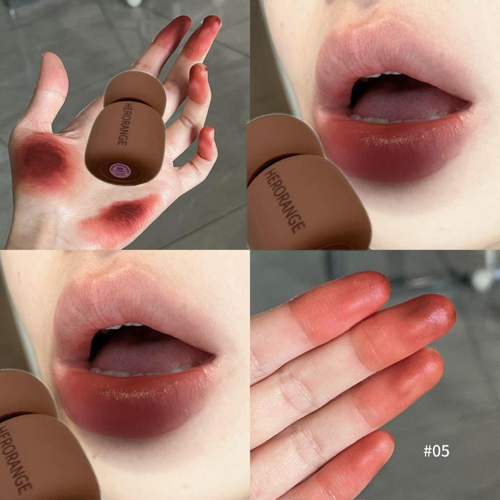 Silky Mist Rich Color-Locking Matte Lip Mud - Autumn/Winter Edition, Youth-Enhancing & Non-Sticking Lipstick.