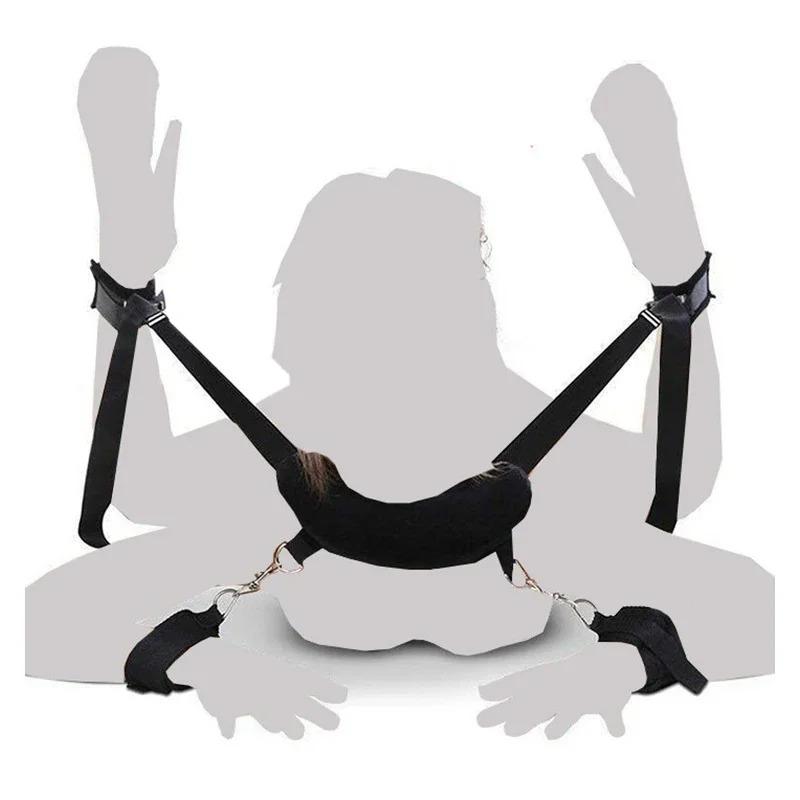 Couple  Restraints Harness Open Legs Spreader Sexy Toys for Lovers Binding Straps Sex Flirting Tied Legs Adult Accessories