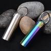 ZISIZ Portable Stainless Steel Pill Bottle