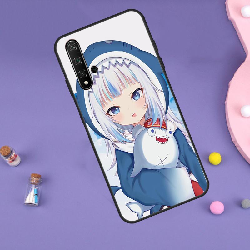 Gawr Gura Hololive Girl For Huawei Nova 5T 9 10 SE 7i 8i 11i 12i Y60 Y61 Y70 Y72 Y73 Y90 Y91 P20 P40 P30 Lite Case