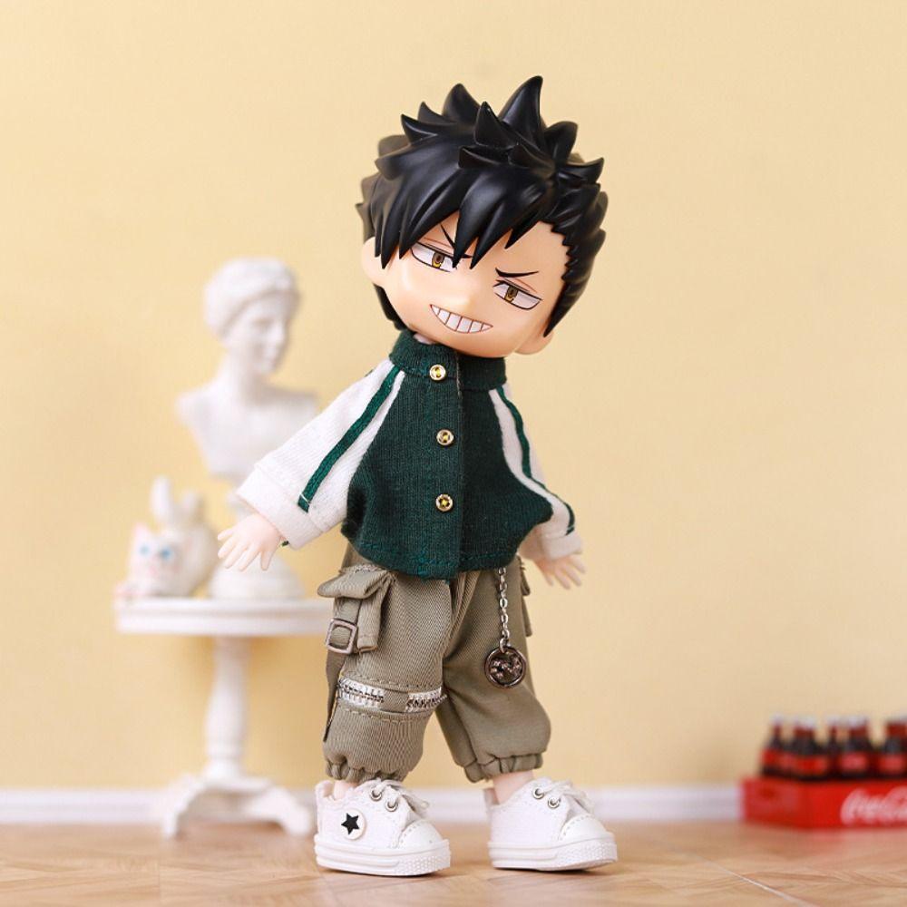 Chain Overalls Doll Cargo Pants Daily Casual Obitsu 11 Clothes OB11 Trousers  1/12 Bjd Gsc