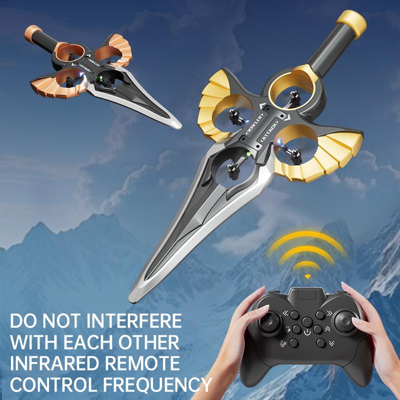 New YP3 Foam Flying Sword Aircraft Remote Control Four Axle Fighter Wrestle Resistant Aerial Stunt Children Model Airplane