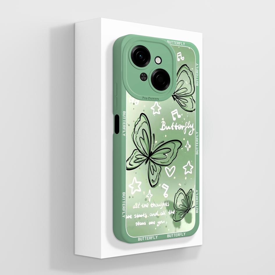 Do etui na telefon Tecno Pova 4 5 6 Pro Neo 3 Pop 8 9 z płynnego silikonu, modny mały miś, słodki, pulchny kot, miękka ochrona aparatu, torby na telefony do Tecno Capa