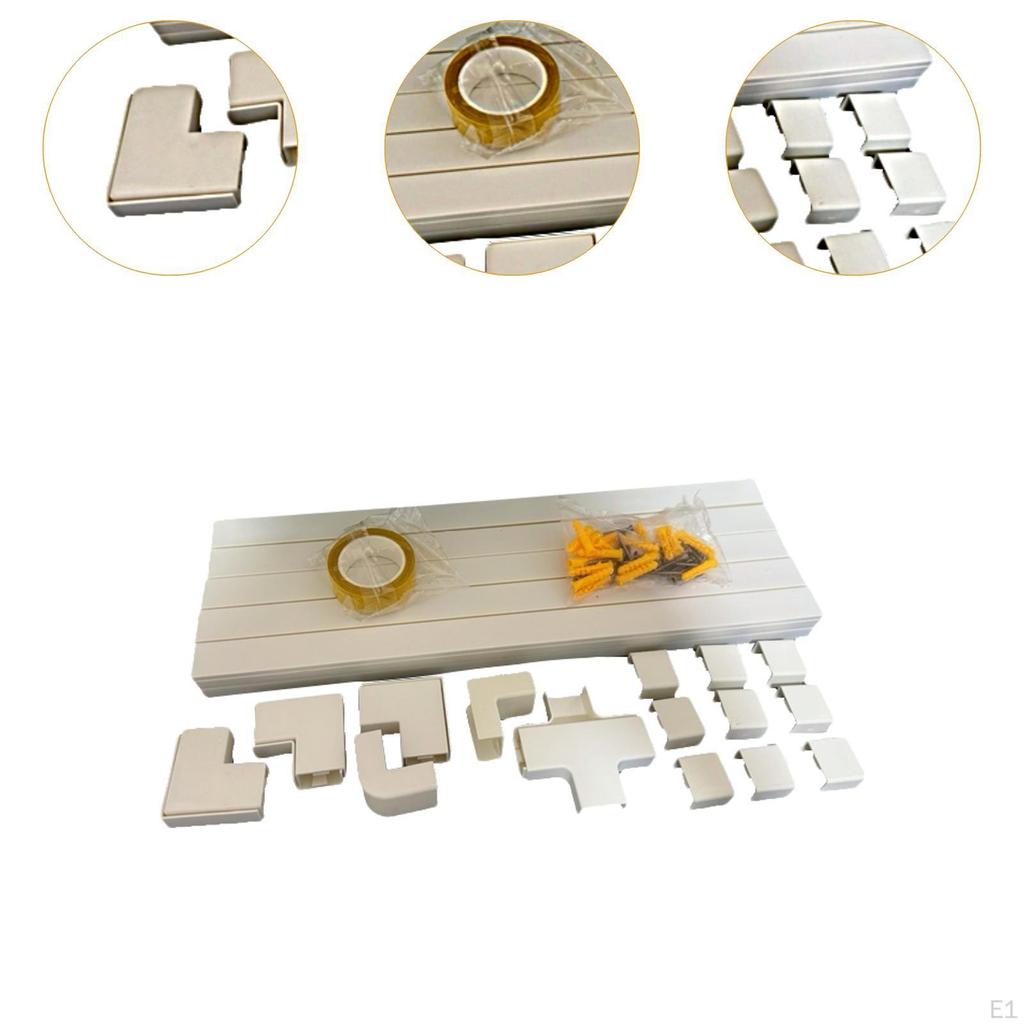 Cord Hiders Set Cable Organizer Paintable Flame Retardant Wire Storage Management Covers for