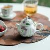 Hand Painted Lily Of The Valley Porcelain Kettle Porcelain White Teapot Tea Ceremony Set Tea Tie Guan Yin Jasmine  Teaware Type