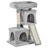 Cat Tree for Indoor Cats 81cm Cat Scratching Post Scratch Board Kitten Tower Climbing Frame Grey
