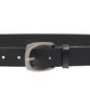 BL008 Casual Men's & Women's Leather Belt 28mm Black