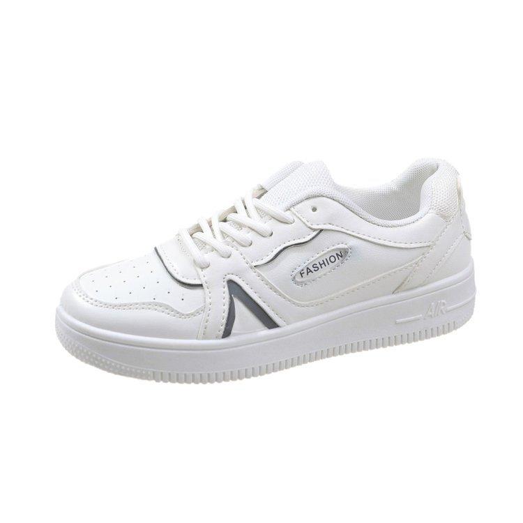 2025 spring, summer, autumn and winter foreign trade new women's shoes women's board shoes student shoes little white shoes low-top round head lace-up