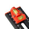 2 In 1 Drilling Positioning Ruler Combination Angle Ruler T-Shaped Ruler Cabinet Hardware Jig Drawer Installation Woodworking