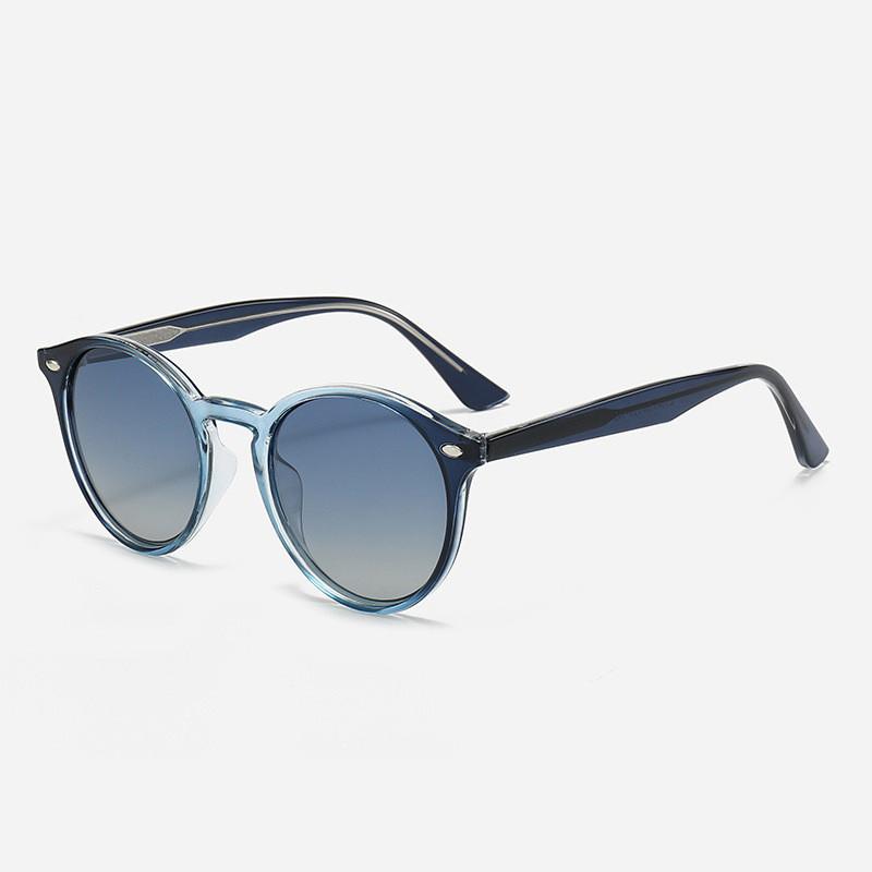 Leopard Print Round Fashion Sunglasses With Uv400 Protection For Outdoor Activities And Driving