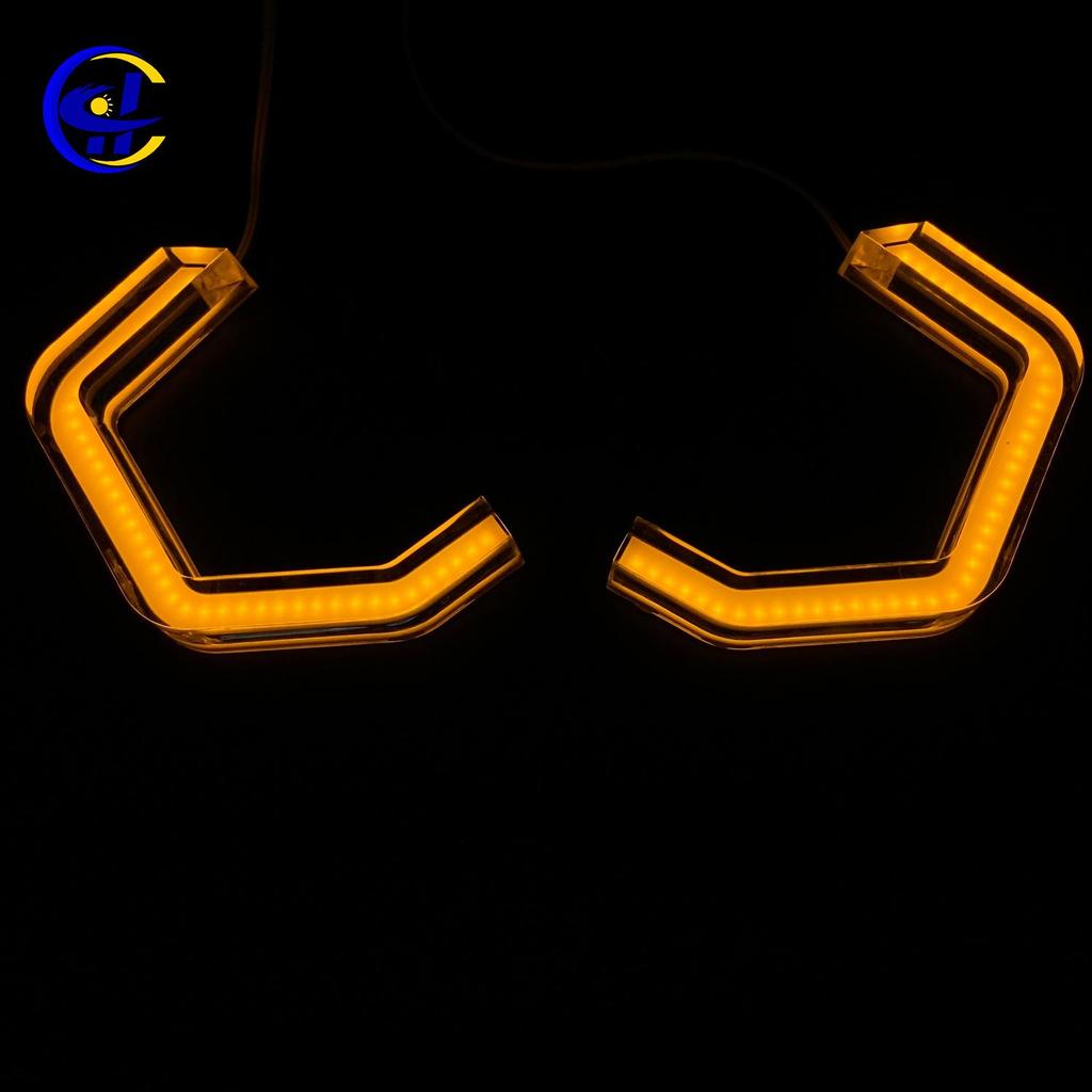 Dual-Color LED Crystal Angel Eyes for E90, E91, F30, M3, M4