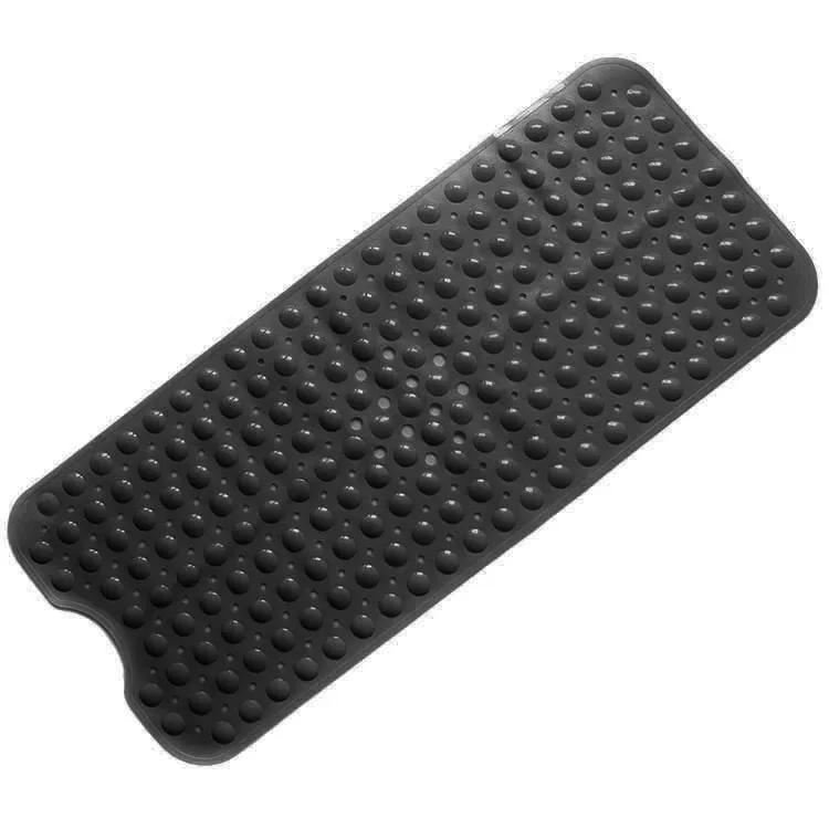 40x100cm Anti-Slip Bathtub Mat with Suckers Soft Non-Skid Shower Mat for Kids Elderly Massage Bathroom Rug Waterproof Floor Pad