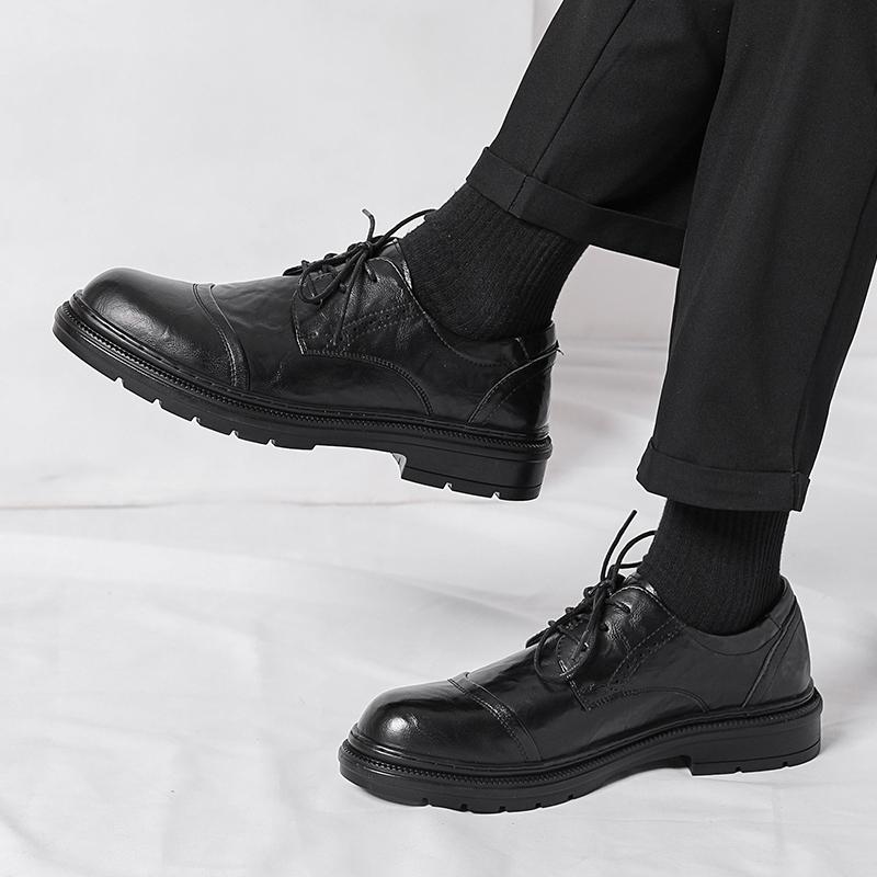 Men's Formal Leather Shoes Classic Elegant Gentleman Style Outdoor Leisure Business Party Office Wedding Men's Quality Shoes