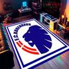 FC. København Teppich für Wohnzimmer Schlafzimmer Zuhause Sofadekoration, Rutschfeste Bodenmatte für Kinderspiel