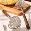 Stainless Steel Potato Masher Multipurpose Manual Mashed Potato Press for Vegetables Fruits Sweet Potatoes Easy to Clean Kitchen Food Crusher