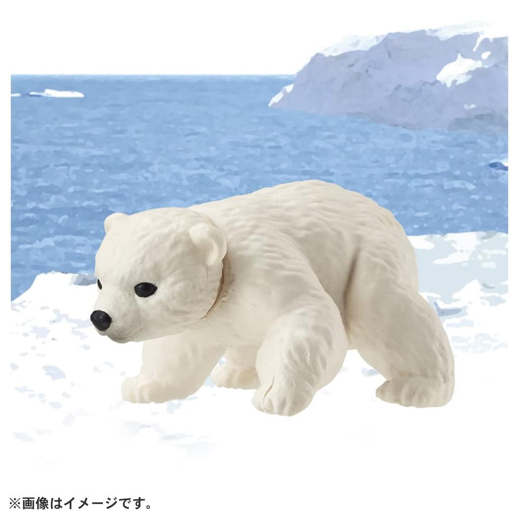 Takara Tomy Ania Polar Bear Animal Dinosaur Toy for Ages 3 and Up AC-10 (Children's)