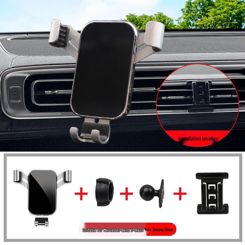 Mercedes S 21-22 Facelift Bezprzewodowy Uchwyt na Telefon z Ładowaniem i Nawigacją.