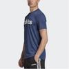 Adidas Designed 2 Move Climalite Logo Soft Round Neck Sweat Absorbing Short Sleeve T-Shirt Men T-Shirts Tech-Indigo White FM1227