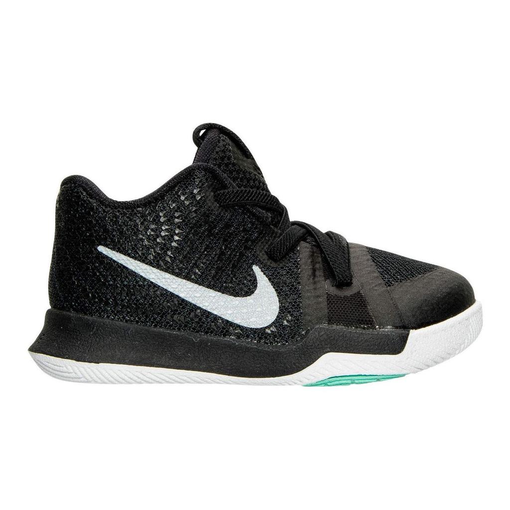 Nike Kyrie 3 TD Non-Slip Shock Absorption Low Top Shoes Baby Shoes Black 869984-018