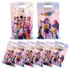 10Pcs  Demon Hunters Gifts Bags Disposable Candy Bag for Kids Theme Birthday Party Supplies Goody Bags Favors Baby Shower
