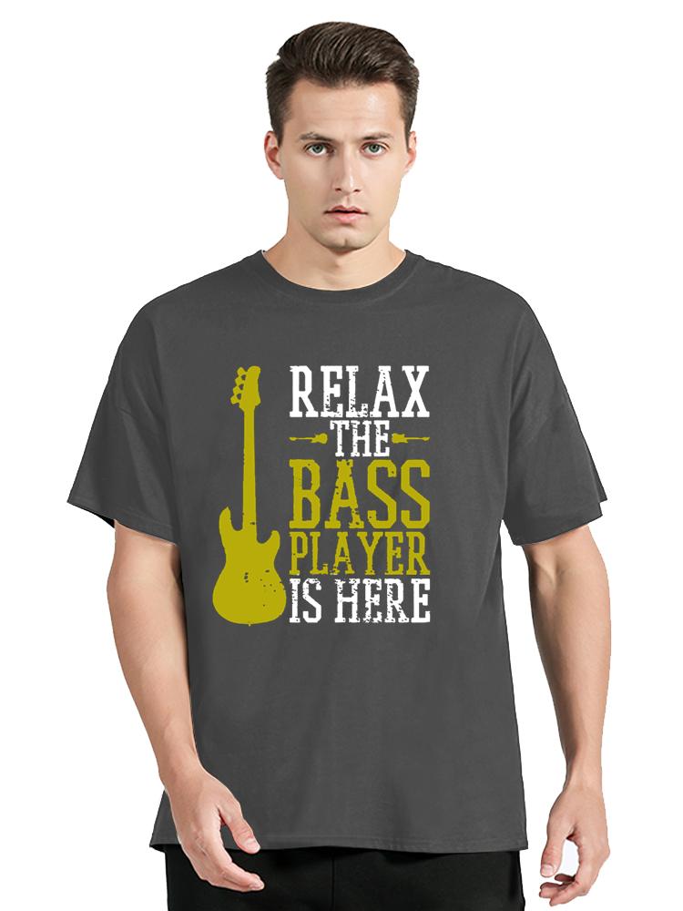 Funny Bass Player Guitar Guitarist Music School Vintage T-shirt Streetwear Cotton Tshirt Fitness Unisex Tops Tees Men's Clothing