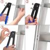 150PCS Rivet Nuts Kit M3/M4/M5/M6/M8 +1PCS Rivet Nut Gun+5PCS Nut Rivet Mandrels Rivet Nuts Gun Mandrel Kit Repairtool