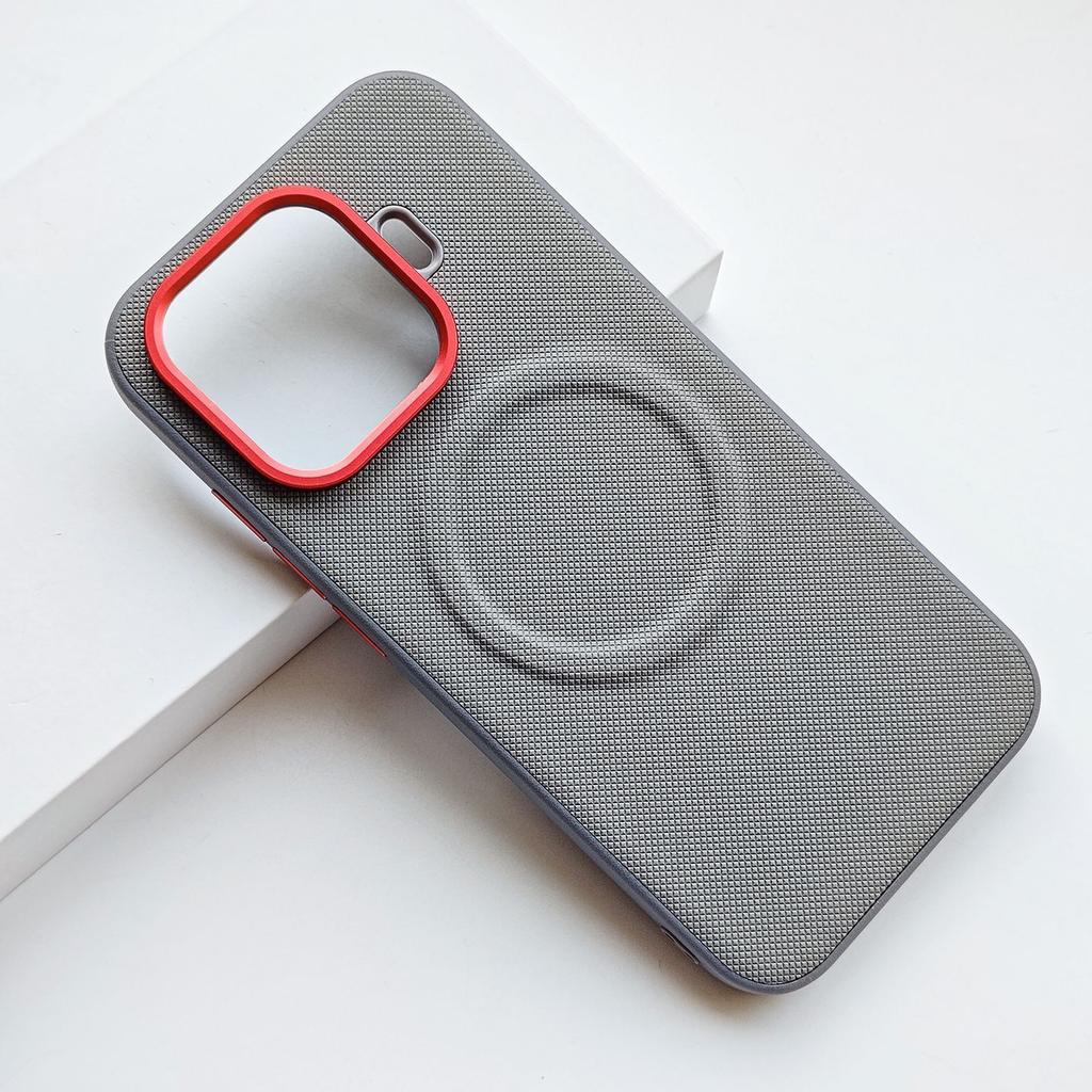 Magnetic Fine Grained PU Leather Case For Vivo iQOO Z11 Turbo iQOO 15R Case Metal Lens Frame Cover Shockproof Bumper
