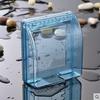 Gold Transparent Waterproof Socket Cover – Universal 86 Type Splash-Proof Protective Box for Bathroom.