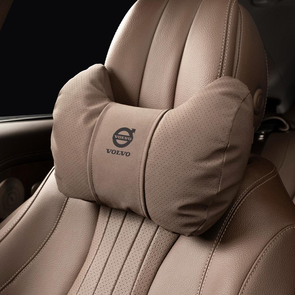Car Headrest Lumbar Support Neck Pillow Comfortable and Breathable Seat Lumbar Pad for Volvo CX60 CX40 CX90 V40 V50 AWD RDESIGN