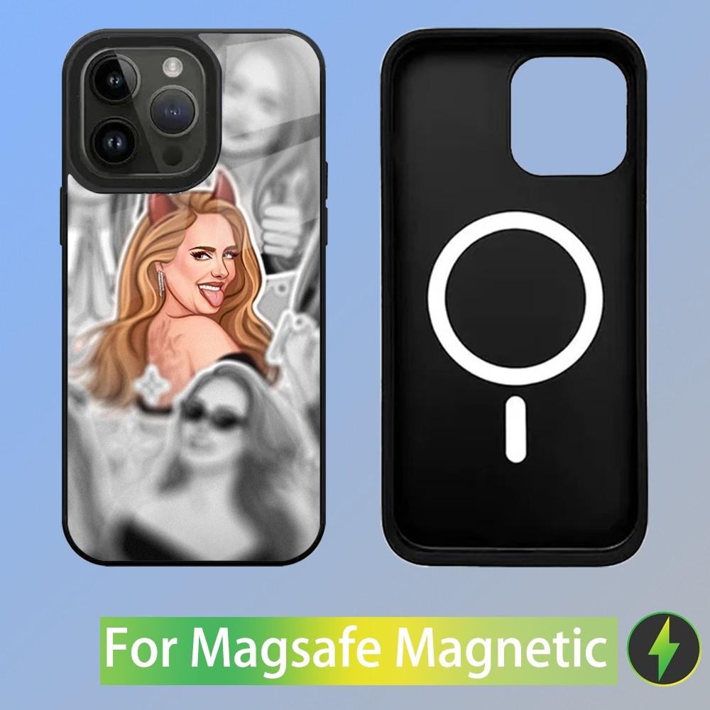 

Singer Adele A-Adkins Phone Case For iPhone 15,14,13,12,11,Plus,Pro,Max Mini Magsafe Magnetic Wireless Charging iPhone13