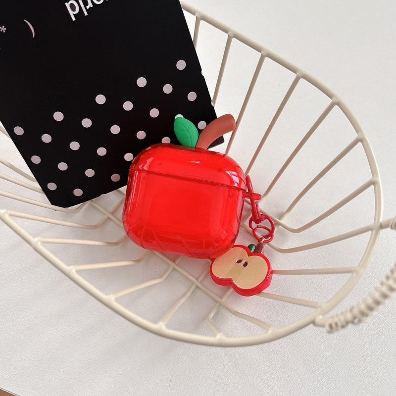 Transparent cartoon Apple earphone case is suitable for AirPods1pro1/pro1 fourth generation earphone case Transparent