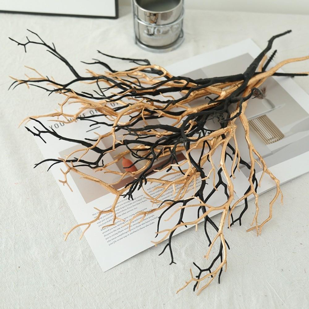 New Long Artificial Plants Plastic Antler Shaped Coral Branches Decorative Bonsai Home Decor