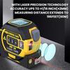 Laser Tape Measure Meter Building Measurement Device 3in1 Laser Rangefinder 5M Tape 60M Laser Measure with LCD Digital Display