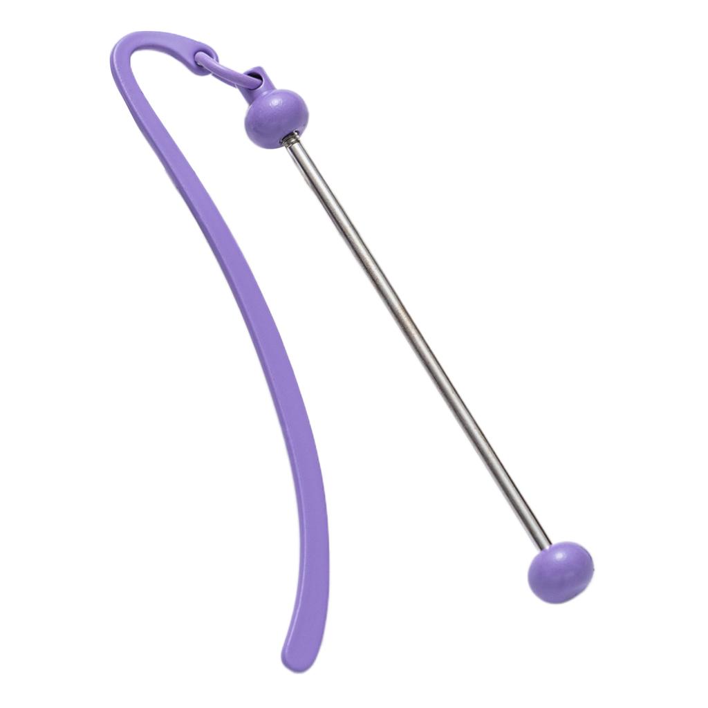 DIY Beadable Hook Bookmarks Metal Book Markers with Long Pendant Reading Accessories Gift for Book Lover Bookworm Reader