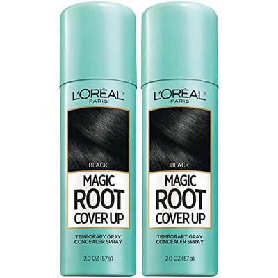 L'Oréal Paris Haarkleur Uitgroei Coveren Zwart Haarverf 2 ounce (Pak van 2) (Verpakking kan variëren)