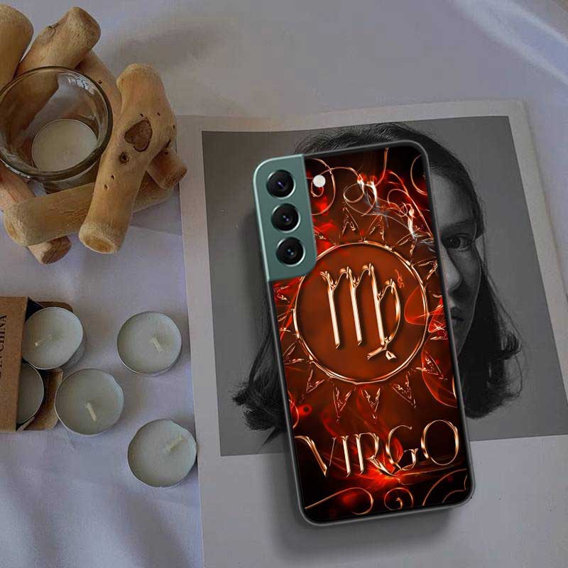 Libra Pisces Virgo Capricorn Aquarius Taurus Phone Case For Samsung S25 Edge S24 FE Galaxy S22 Ultra S21 Plus S20 S23 S10 Plus C