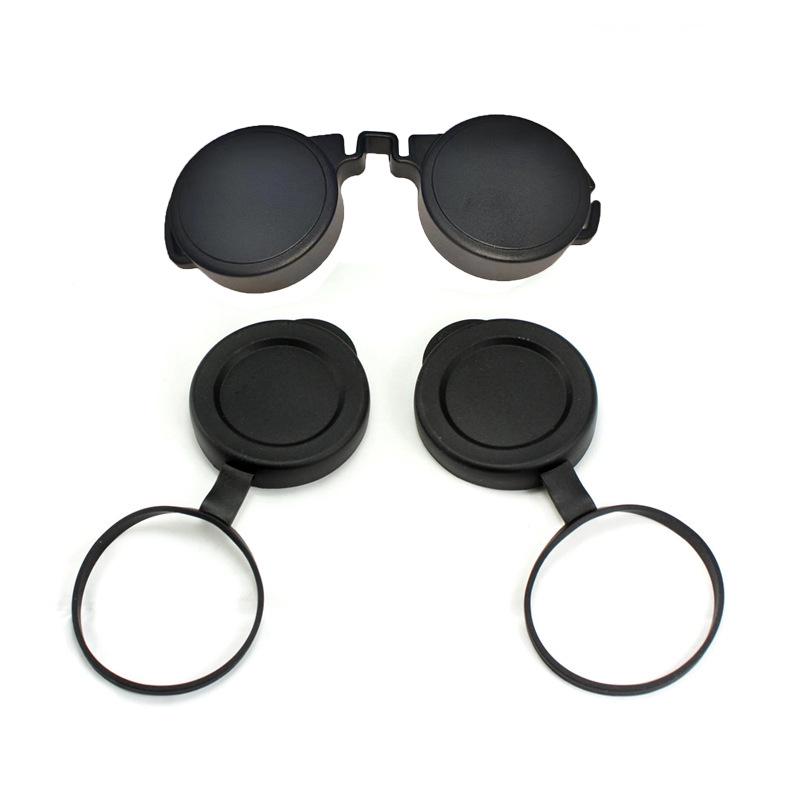 Rubber Protective Eyepiece & Lens Cap for 10x42 Telescope