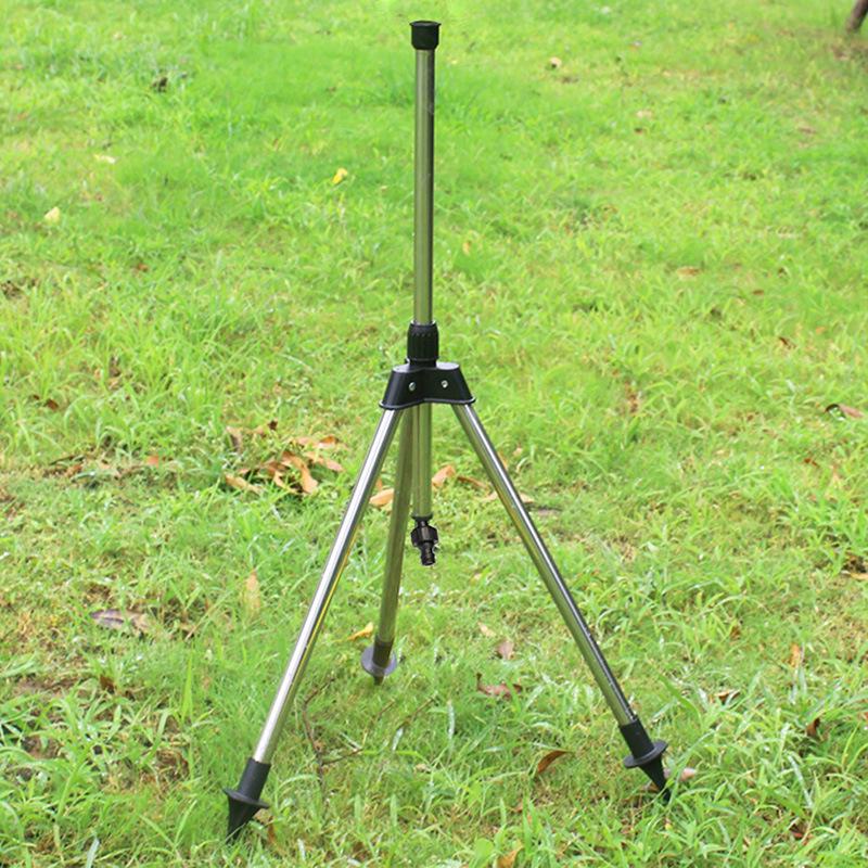 Zinc Alloy 360° Rotating Sprinkler with Tripod Stand for Lawn Irrigation