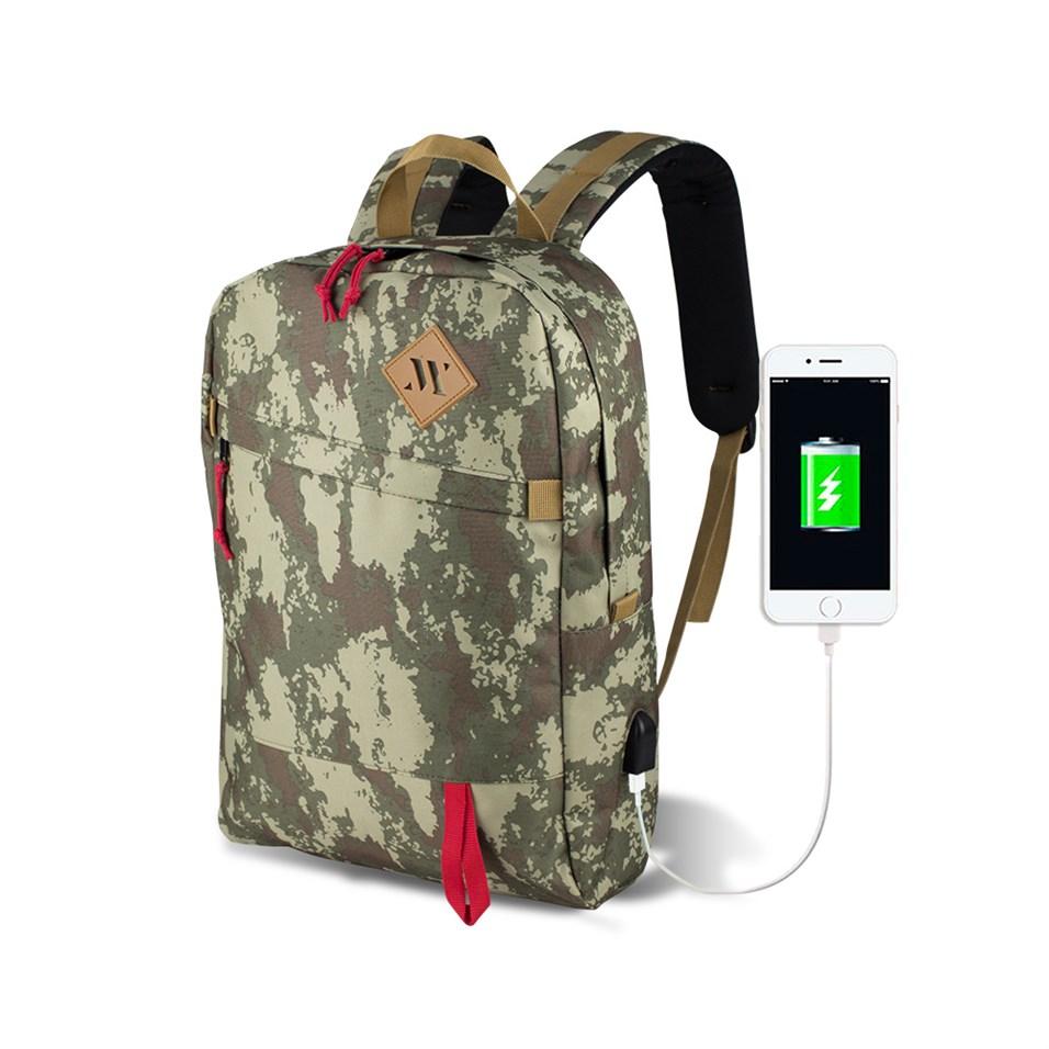 

Сумка Smart Bag Usb Charge Input Camuflage Рюкзак для ноутбука