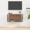 816630 vidaXL Wall-Mounted TV Cabinet Sonoma Grey 80x34.5x40 Cm